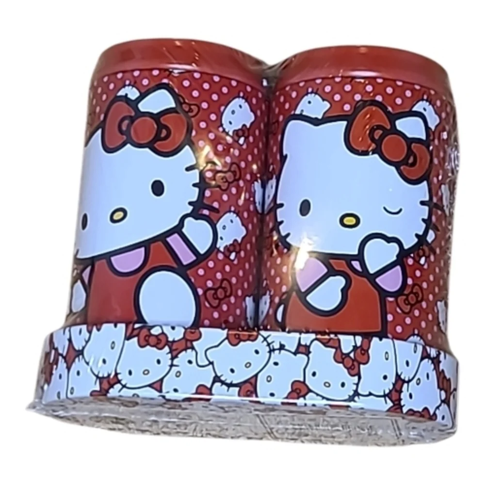 Hello Kitty Salt & Pepper Shaker Novelty Set With Holder